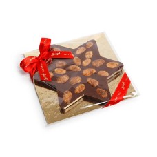 Schokoladentafel Stern dunkel 150g