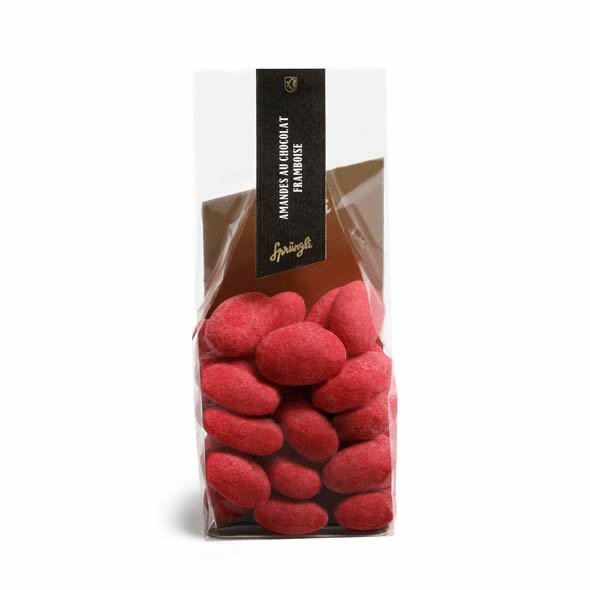 Schokoladenmandeln Himbeer 170g