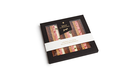 Fresh chocolate slab bars 