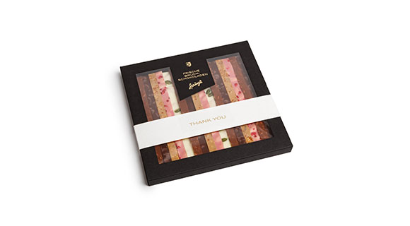 Fresh chocolate slab bars 